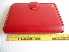 Franklin Covey Day One Compact Red Planner Binder 7 Rings