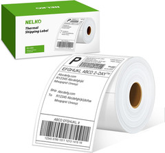 Nelko Genuine Direct Thermal Shipping Label 220 Labels/1 Roll, 4X6