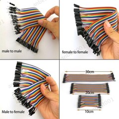 10/20/30cm Male to Male Female to Female 40Pin Jumper Wire Jumper Cable 40p