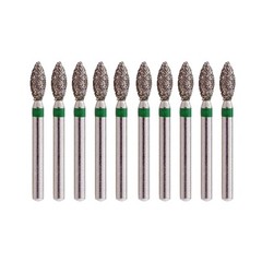 Dental Diamond Burs Football Dia FG 368/023C Pointed Coarse Grit High Speed Burr