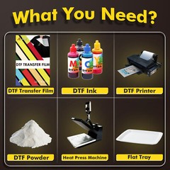 150 Sh A-SUB DTF Transfer Film A3 Direct to Film Heat Transfer Paper Dark 11×17