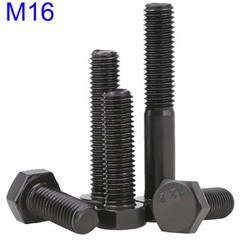 M16 x 2.0 High Tensile 12.9 Alloy Steel Hex Head Bolts Hexagon Cap Screws DIN933