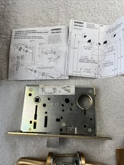 SARGENT ASSA ABLOY MORTISE BODY FOR PASSAGE/CLOSET ML2010 DS A 613 D134 Used