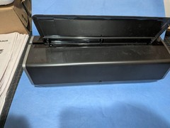Swingline Commercial Electric 3 Hole Punch Model: 74535, 28 Sheet. Used.