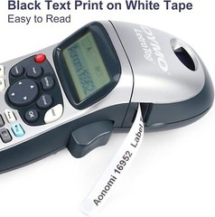 5PK DYMO LetraTag Tape Refills 91330 12mm Compatible for LT-100H White Paper