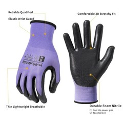 Safety Work Gloves – Protective Glove for Men & Women – Ultrathin Hand Protec…