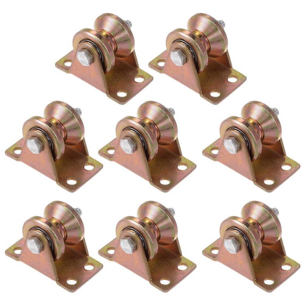 8 Pcs 1.2″ V Groove Rigid Caster Wheel For GARAGE DOOR 661 lbs Capacity/Wheel