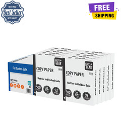 Pen+Gear Copy Paper, 8.5″ x 11″, 20 lb, 92 Bright, 10 Reams, 5000 Sheets, White