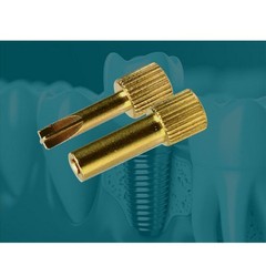 30 Pcs Dental Screw Post 24K Gold Plated Conical Refills S/M/L/XL For Root Canal