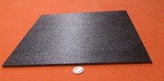 Black ABS Sheet 1/4″ (.236″) X 12″ X 12″ Haircell Textured One Side