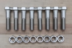 6 x 0.125 in. 150# Full Face 304 Stainless Steel Flange with Neoprene Gasket