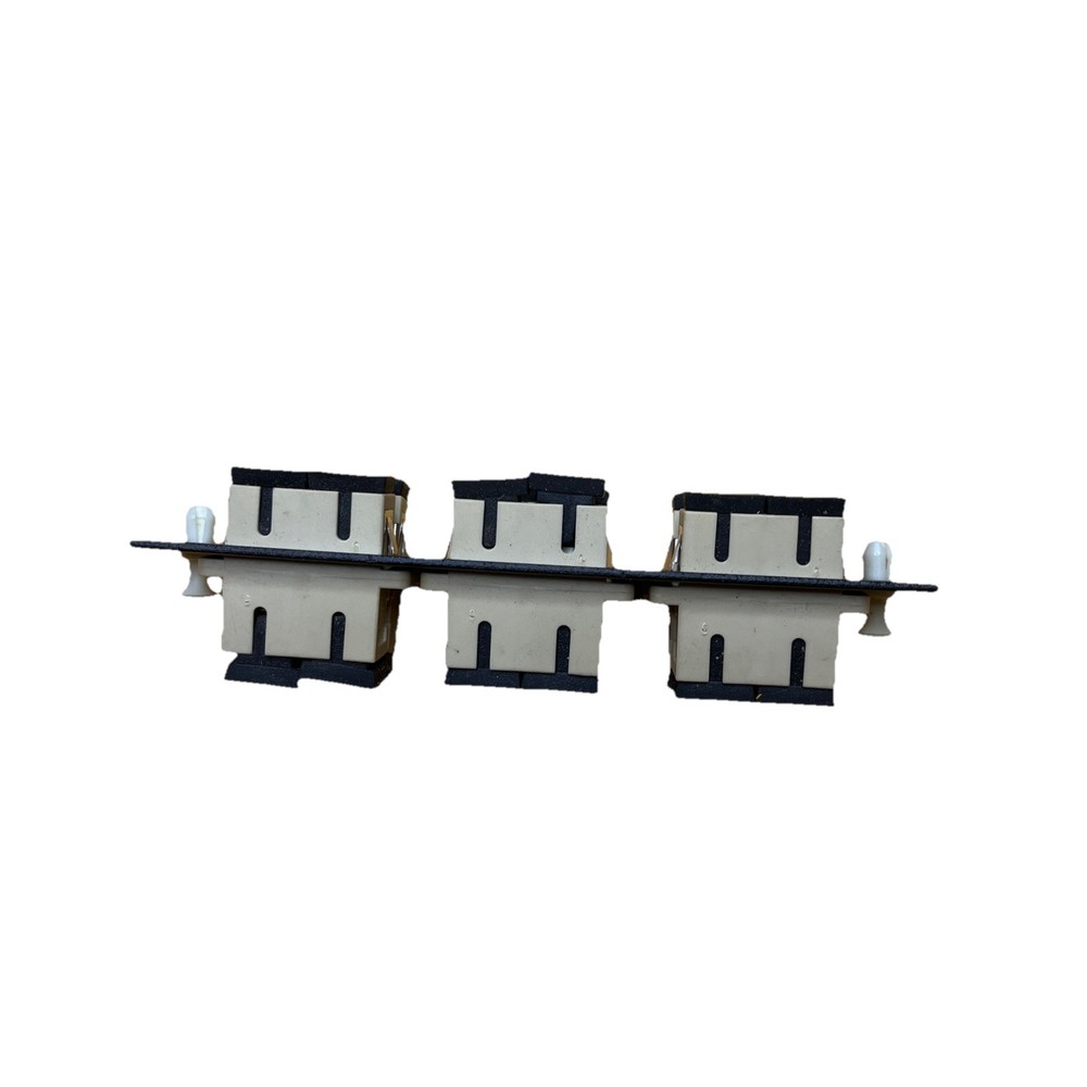 Leviton 5F100-6BC Duplex Opt-X SDX Precision Molded Fiber Optic Adapter Plate