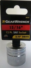 GearWrench 80507 15/16″ 12 point SAE Socket 3/8″ Drive