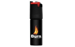 4 Pack BURN Pepper Spray 1/2oz Self Defense Keychain Case Molded OC Black