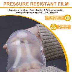 1968 ft x 4″ x 8″ Air Cushion Film Air Pillow Film Roll for Shipping Packaging