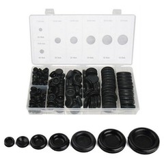 Rubber Grommet Firewall Hole Plug Electrical Wiring Gasket Assortment Kit 170pcs