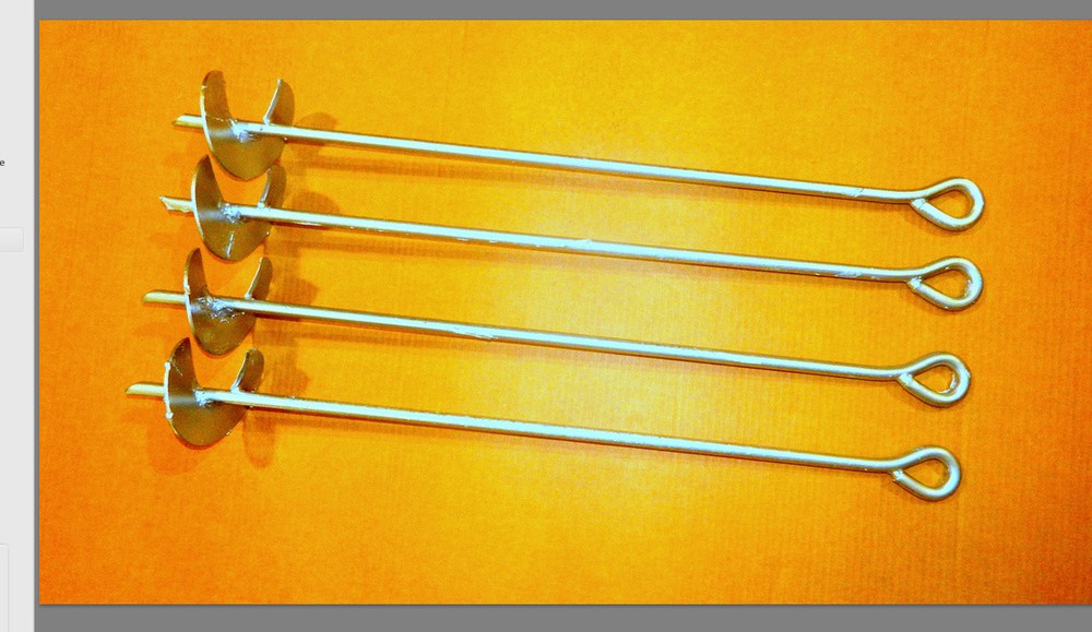1/2″ x 30 w/4″ Helix 4 Anchor Set HD GALVANIZED