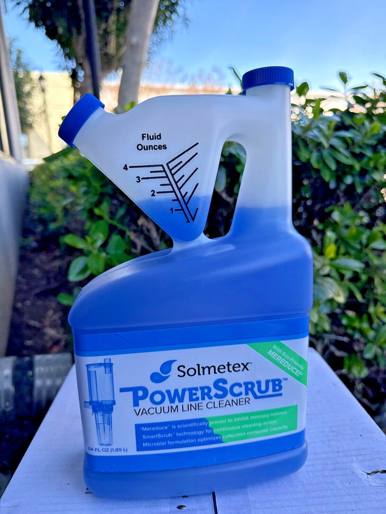 Solmetex PowerScrub Vacuum Line Cleaner 64 FL OZ (1.89L)