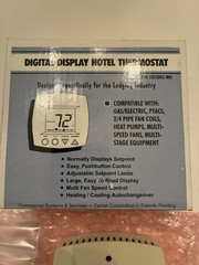 Digital Hotel Motel Residential PTAC Thermostat New In Box Carrier