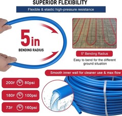 2 Rolls 1/2 Inch PEX B Pipe 100ft EVOH Oxygen Barrier