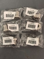 (6) Hex Reducing Bushings, 1/2″ x 1/4″ 304 SS, Class 150 Male NPT x FNPT # 1LTC9