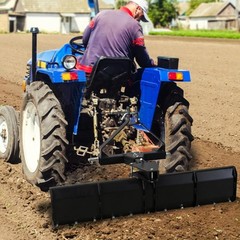 52 In Tractor Grading Blade CAT 0 1 Heavy Duty Steel Scraper for Arena Driveway