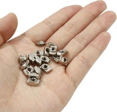 100pcs M4 T-Slot Nuts 2020 Series Hammer Head Carbon Steel Aluminum Profile