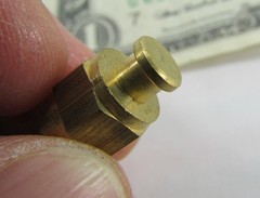 Lot 10 Solid Brass #10-32 Female Test Point Turret Post Alligator Clip Connector