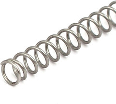 0.4mmx4mmx305mm 304 Springs Stainless Steel Compression Springs Silver Compressi