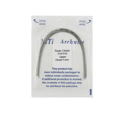 10pcs/pk Orthodontic Arch Wire Niti Stainless Steel Round Rectangular Natural