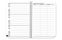BookFactory Little Black Book/Pocket Address Book – 3.5″ x 5.25″