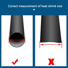Black Heat Shrink Tube 2:1Unlined &3:1 4:1 Adhesive Glue Lined Heatshrink Sleeve