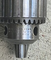 Vintage Babco 2T01 Right Angle Drill Drive Jacobs 7B Chuck w/ Genuine N1 Key USA