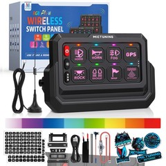 Wireless Range 328FT/164FT Switch Panel Car LED Accessories Circuit Relay System