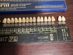 Dentsply Trubyte Bioform Color Ordered Tooth Dental Shade Guide Lot