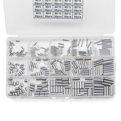 300pcs Cylindrical Pin Locating Dowel Pins Solid M2 M3 M4 Kit Stainless Steel