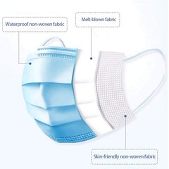 100 Pack Medical Disposable Face Masks for Protection, ASTM Level 2, 3 Layers…