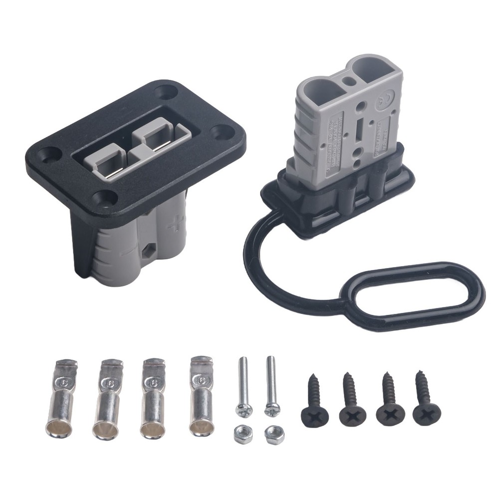 High Compatibility Connector Kit for 6 12 Gauge Cables 600V 50A