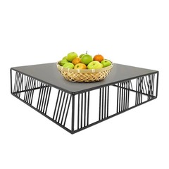 FixtureDisplays 12X12X3.3″ Multi-Purpose Metal Display Riser for Food & Home