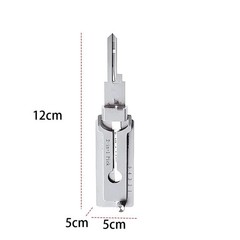 Key Decoder 2 In 1 Portable Lock Picking Set Hook And Pickup Tool Kit Ergonomic