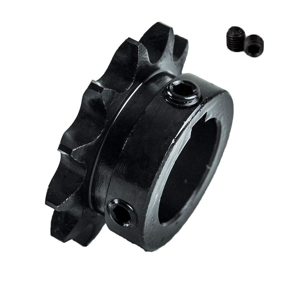 Jeremywell #40 Roller Chain Sprocket B Type 1″ Bore Hardened 12 Tooth