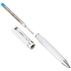 Kaweco Ballpoint Pen Student White Acrylic with Chrome Plated Barrel 10000171