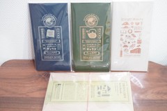 Traveler’s Factory KYOTO Edition Limited Leather Blue Cover＋3 Refills
