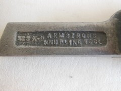 ARMSTRONG No. 3-K-2 Lathe Knurling Tool Holder