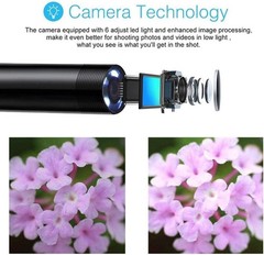 HD 3 in 1 Inspection Camera with Adjustable LED & USB Connectivity for Easy Use