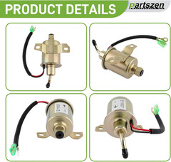 149-2311 Fuel Pump with 149-2457 Fuel Filter Tune up Kit for Onan Cummins Genera