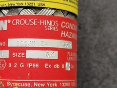 Eaton ECGJH24-S516 3/4″ X 4″ Hazardous Locations Flexible Conduit Coupling