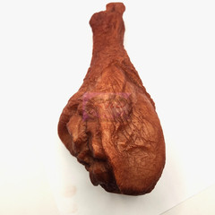 Full Size Turkey Leg, Fake Wax Food, Food Prop, Decor. Handmade Movie Props