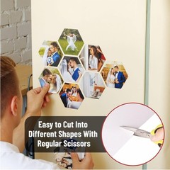 Durable Adhesive Magnetic Sheets 4″ x 6″ – 10 Pack for Creative Applications