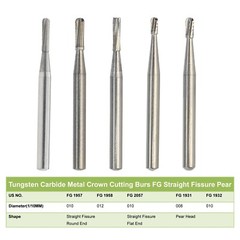 Wave Dental Carbide Burs FG 330 557 4 6 8 for High Speed Handpiece Friction Grip